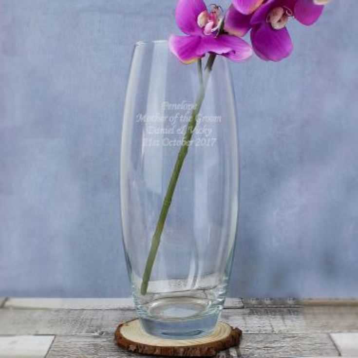 Personalised Tapered Bullet Vase product image