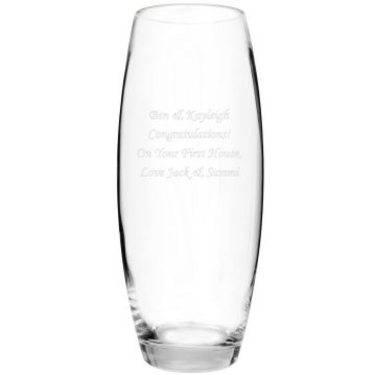 Personalised Tapered Bullet Vase product image