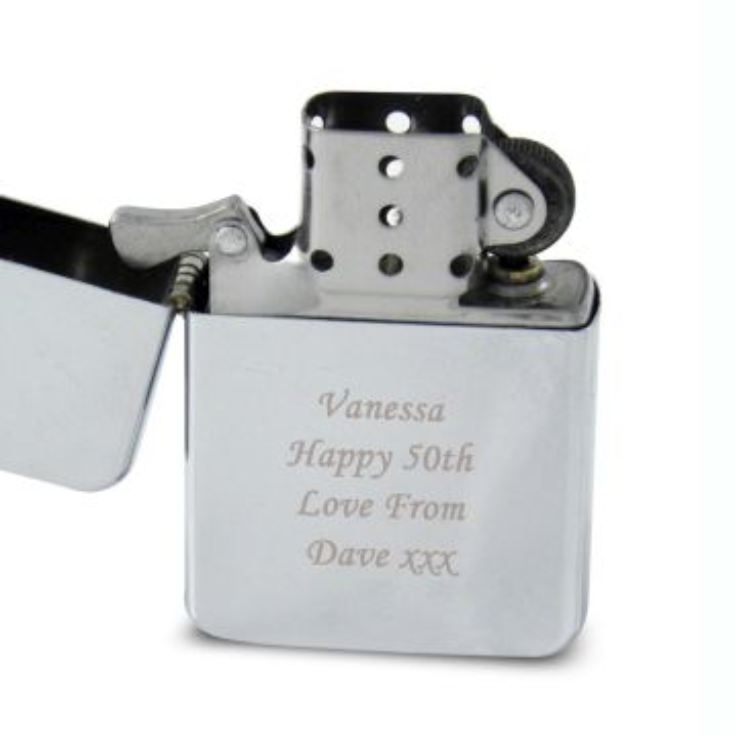 Personalised Silver Lighter product image