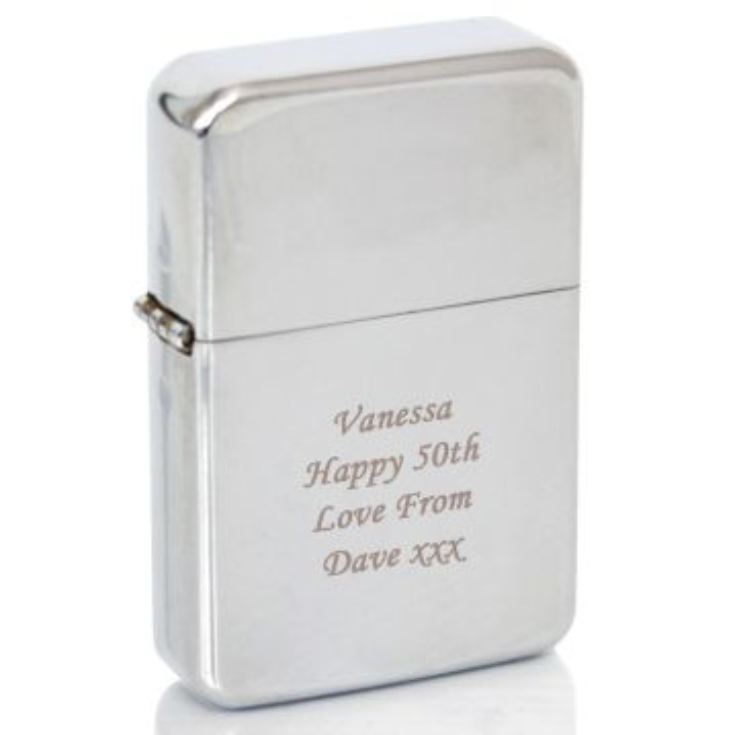 Personalised Silver Lighter product image