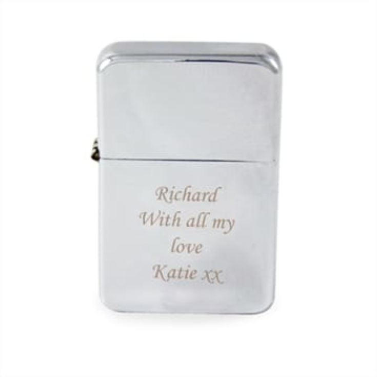 Personalised Silver Lighter product image