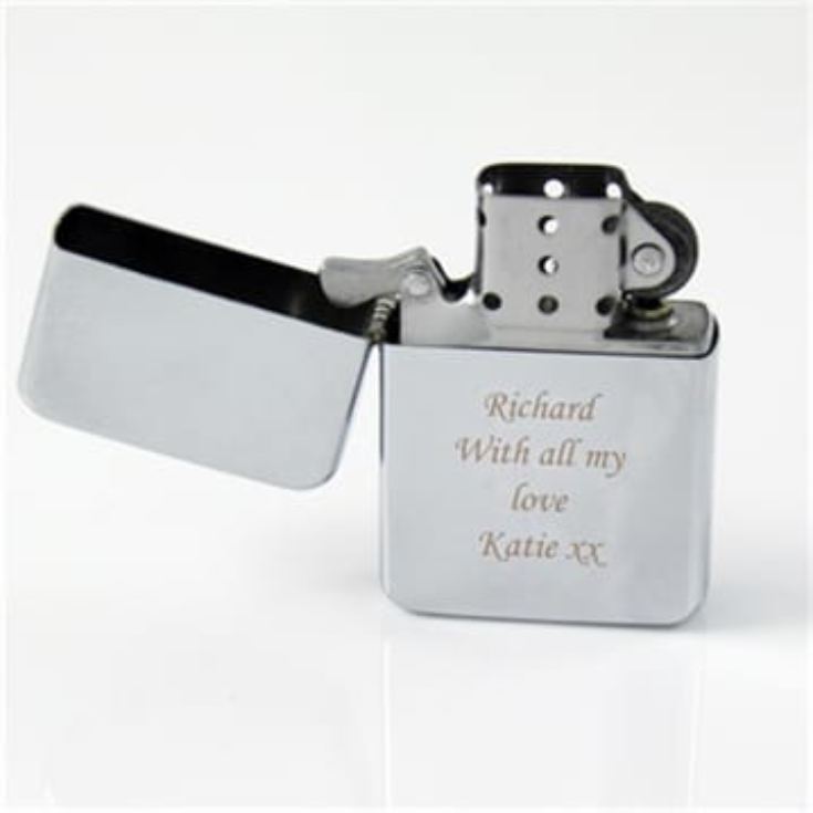 Personalised Silver Lighter product image