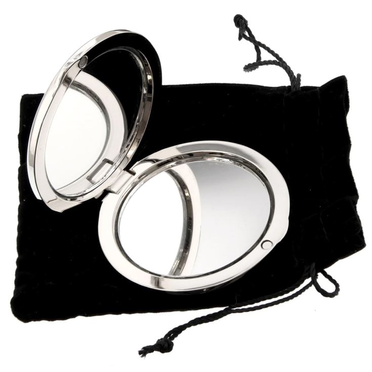 Personalised Circle Compact Mirror product image