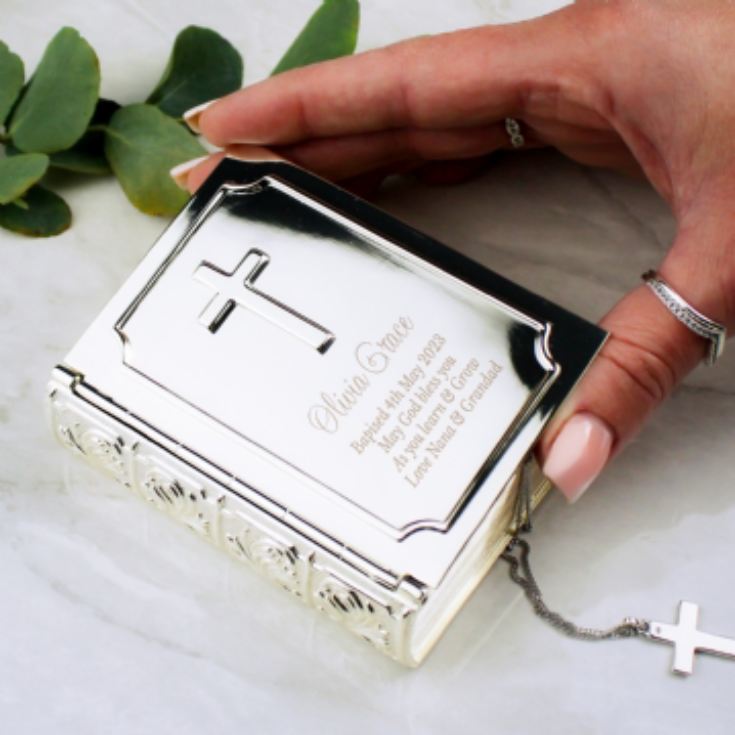 Personalised Bible Trinket Box product image