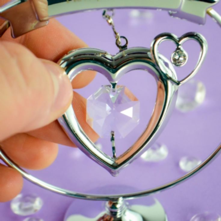Personalised Crystal Heart Ornament product image