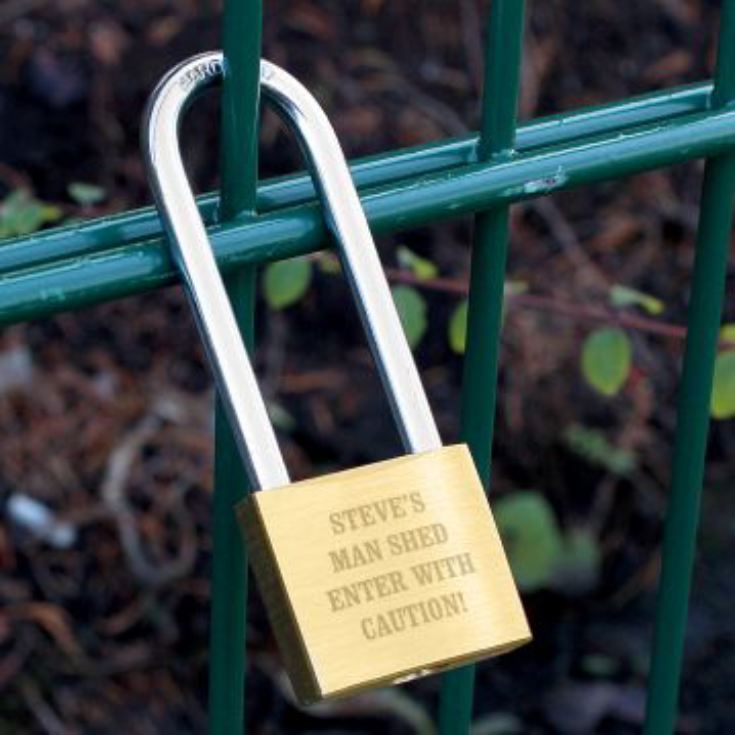 Any Message Personalised Padlock product image