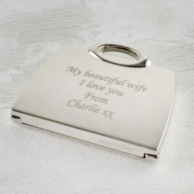 Personalised Handbag Compact Mirror product image