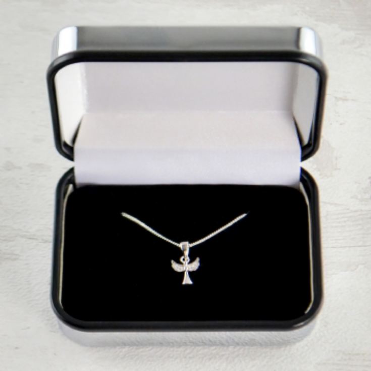 Personalised Christening Angel Necklace & Box product image