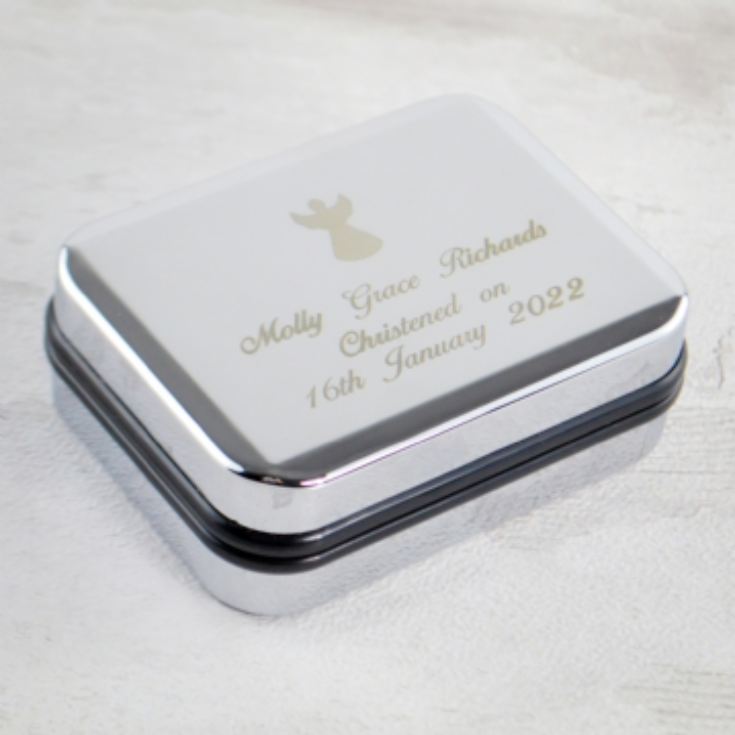 Personalised Christening Angel Necklace & Box product image