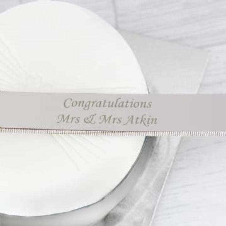 Personalised Wedding Cake Knife product image