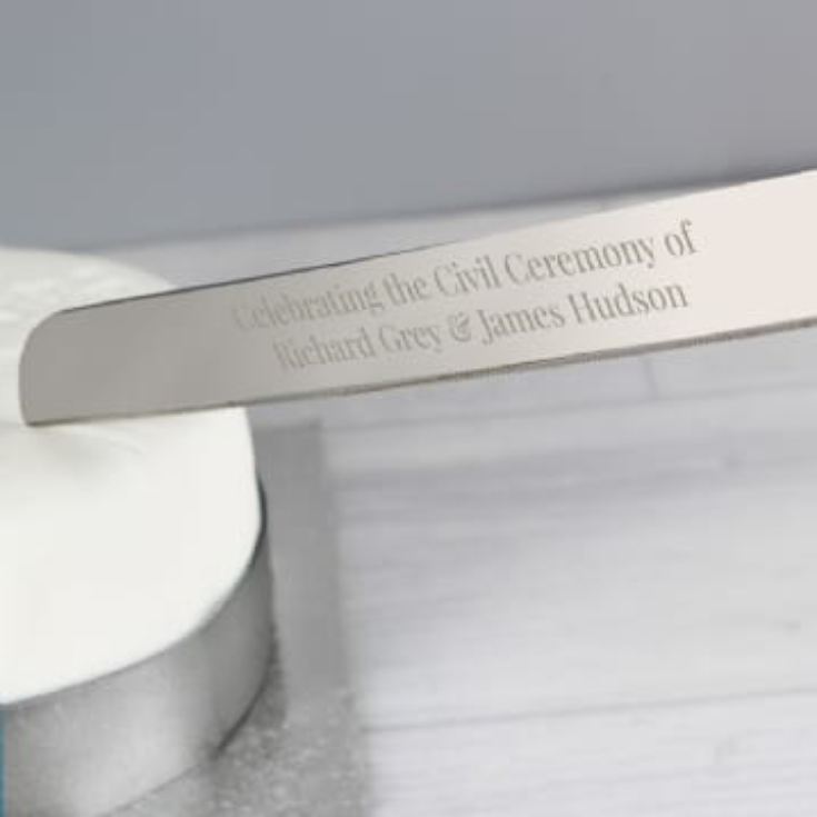 Personalised Wedding Cake Knife product image