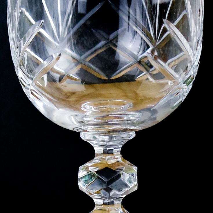 Personalised Birthday Crystal Wine Glass product image