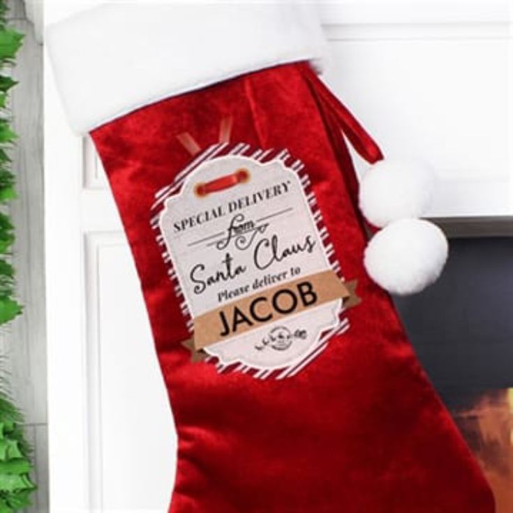 Personalised Special Delivery Luxury Stocking product image