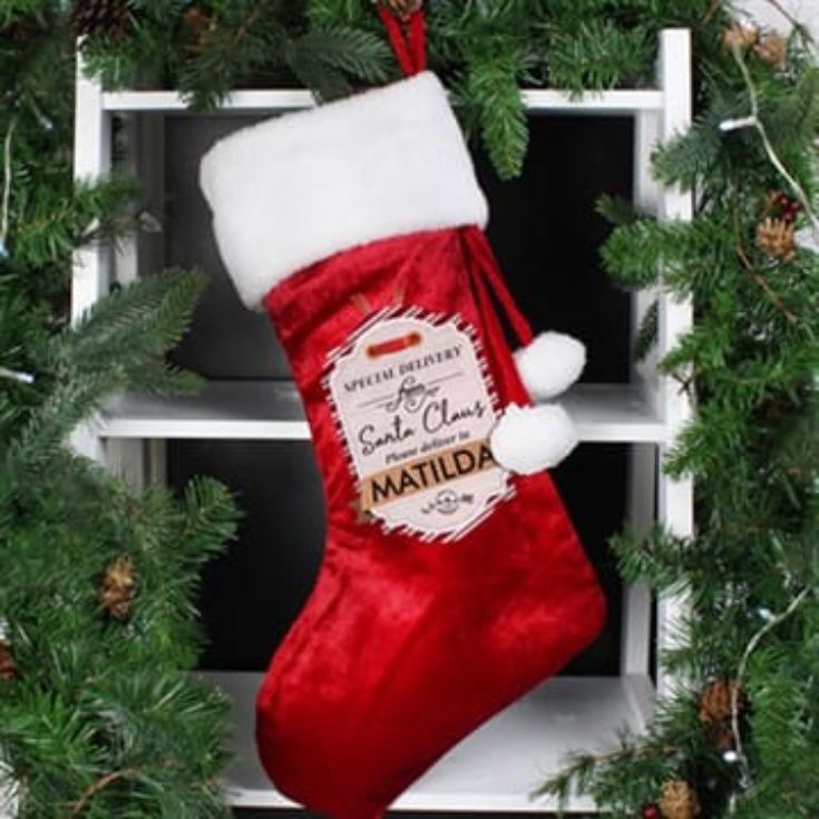 Personalised Special Delivery Luxury Stocking product image