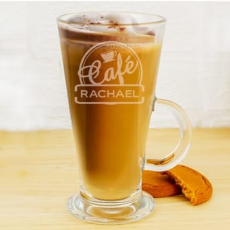 Personalised Bistro Latte Glass product image
