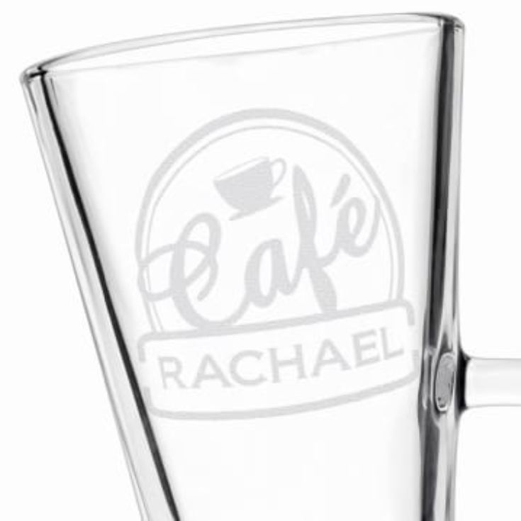 Personalised Bistro Latte Glass product image