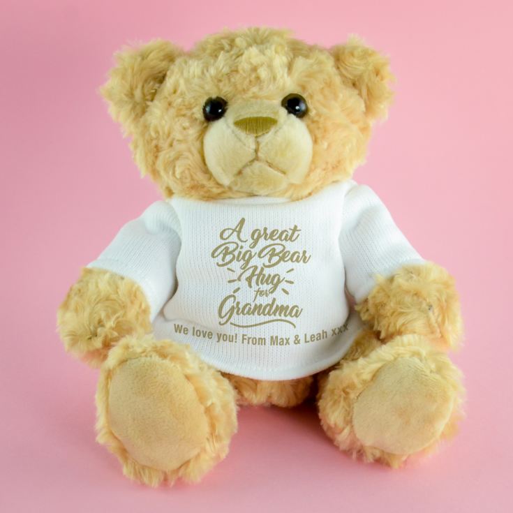 Personalised Bear Hug Teddy product image