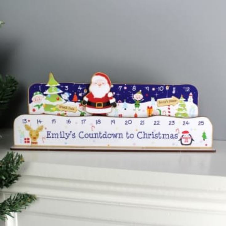 Personalised Make Your Own Santa Christmas Advent Countdown Kit product image