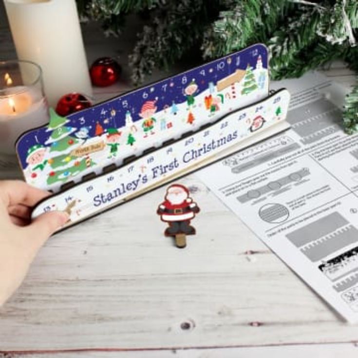 Personalised Make Your Own Santa Christmas Advent Countdown Kit product image