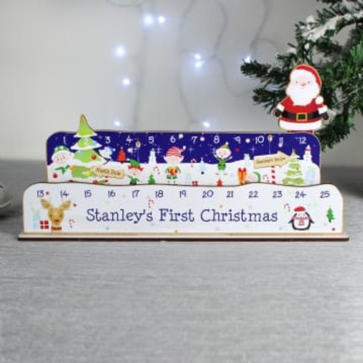 Personalised Make Your Own Santa Christmas Advent Countdown Kit product image