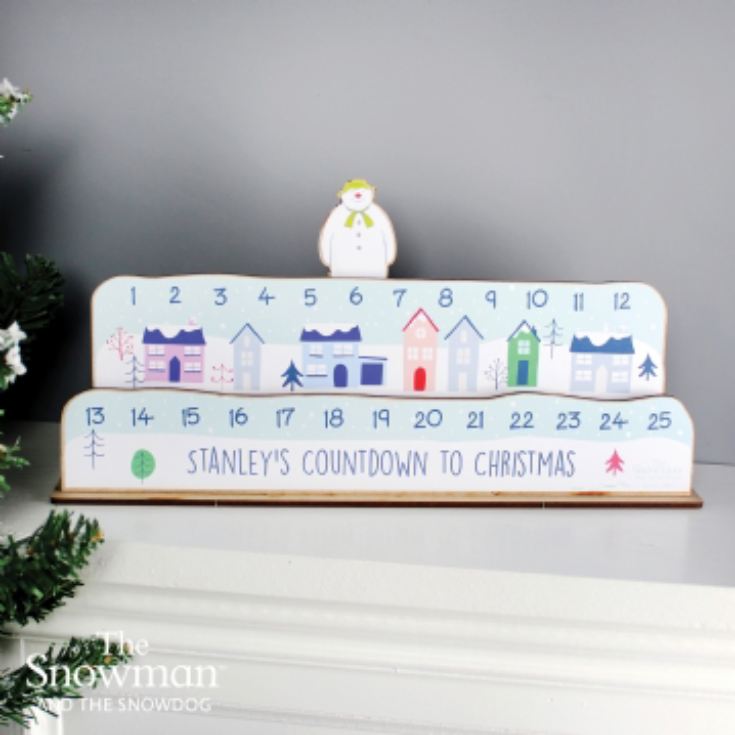 Personalised Make Your Own The Snowman Christmas Advent Countdown Kit product image