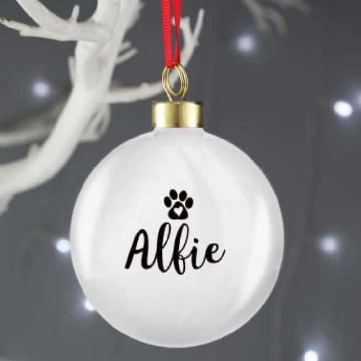 Personalised Pet Bauble product image