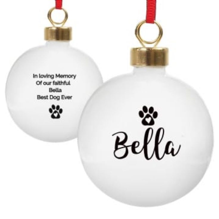 Personalised Pet Bauble product image