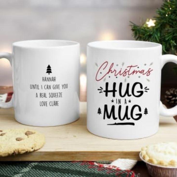 Personalised Christmas Hug Mug product image