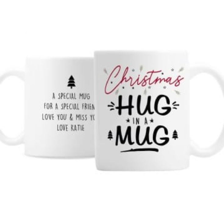 Personalised Christmas Hug Mug product image