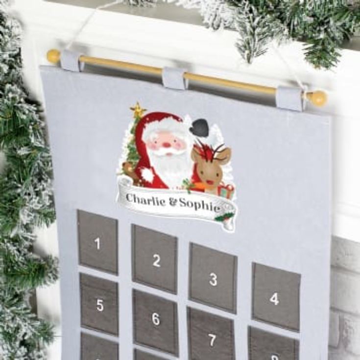 Personalised Christmas Santa Advent Calendar product image