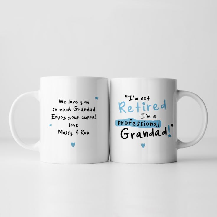 Personalised I'm Not Retired I'm A Professional Grandad Mug product image