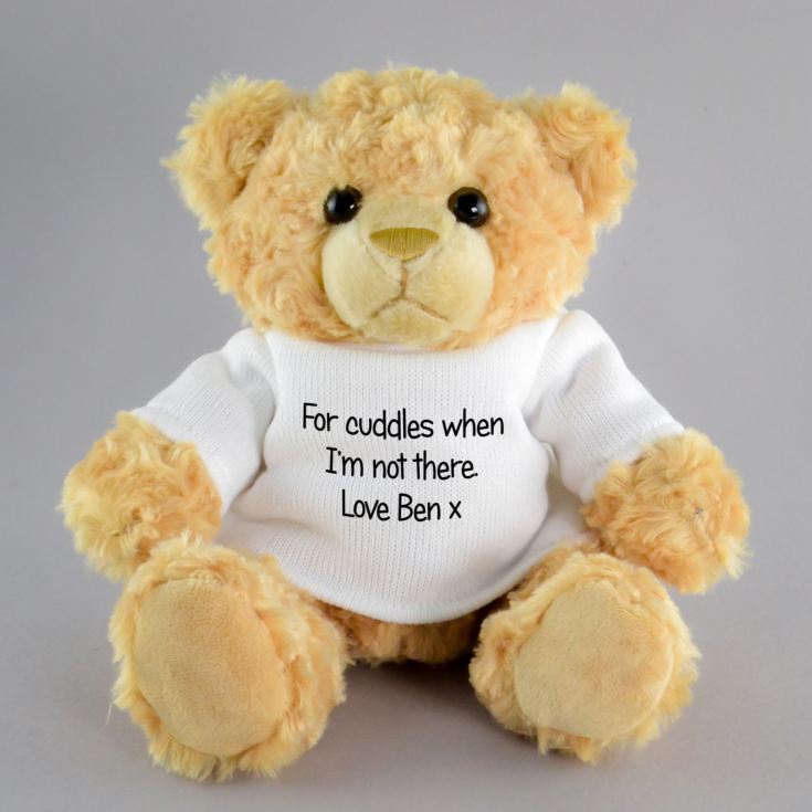 Personalised Teddy Message Bear product image