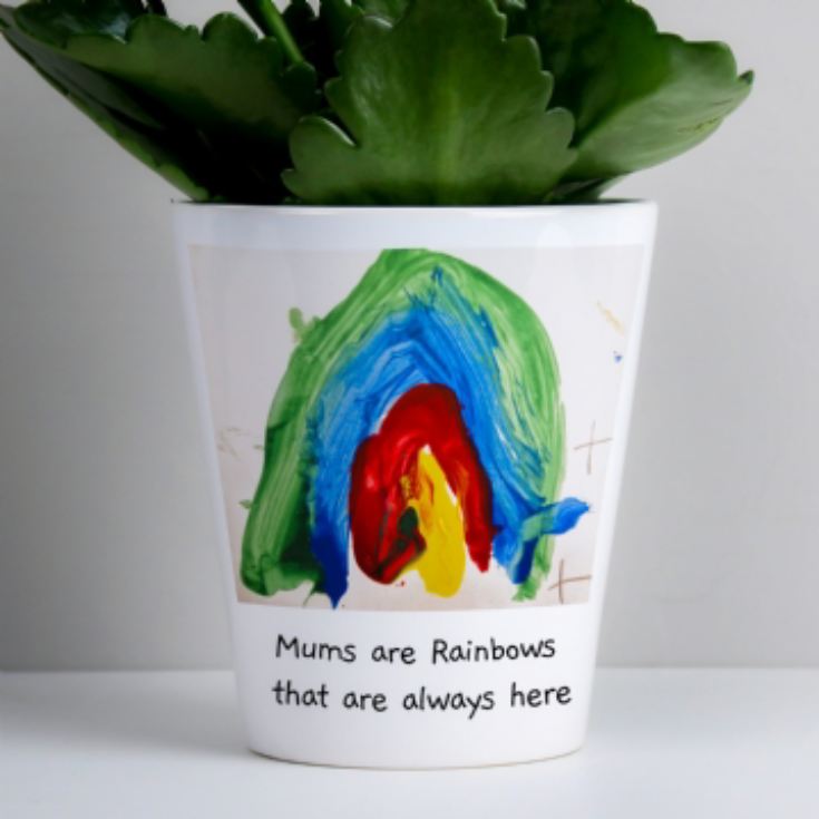 Personalised Childrens Drawing Plant Pot product image