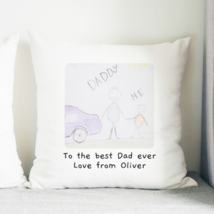 Personalised Childrens Drawing Cushion product image