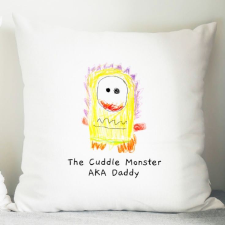 Personalised Childrens Drawing Cushion product image