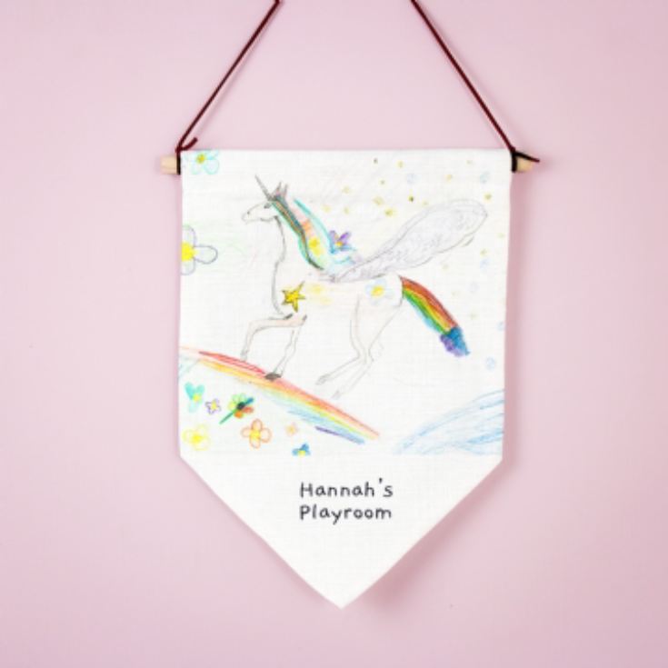 Personalised Childrens Drawing Hanging Banner product image