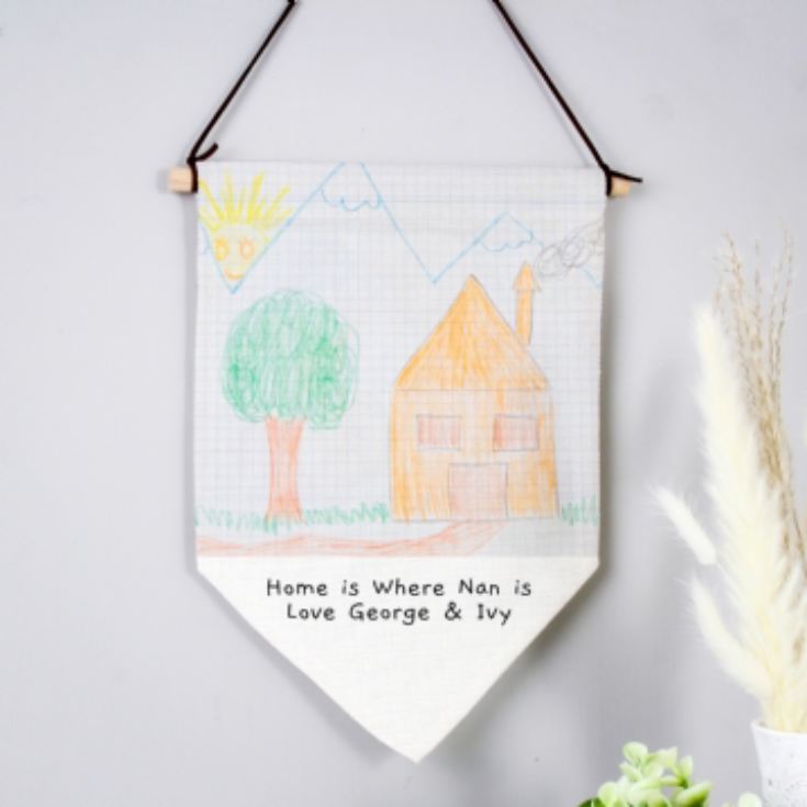 Personalised Childrens Drawing Hanging Banner product image