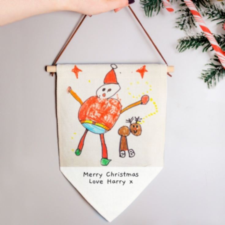 Personalised Childrens Drawing Hanging Banner product image