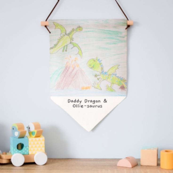 Personalised Childrens Drawing Hanging Banner product image