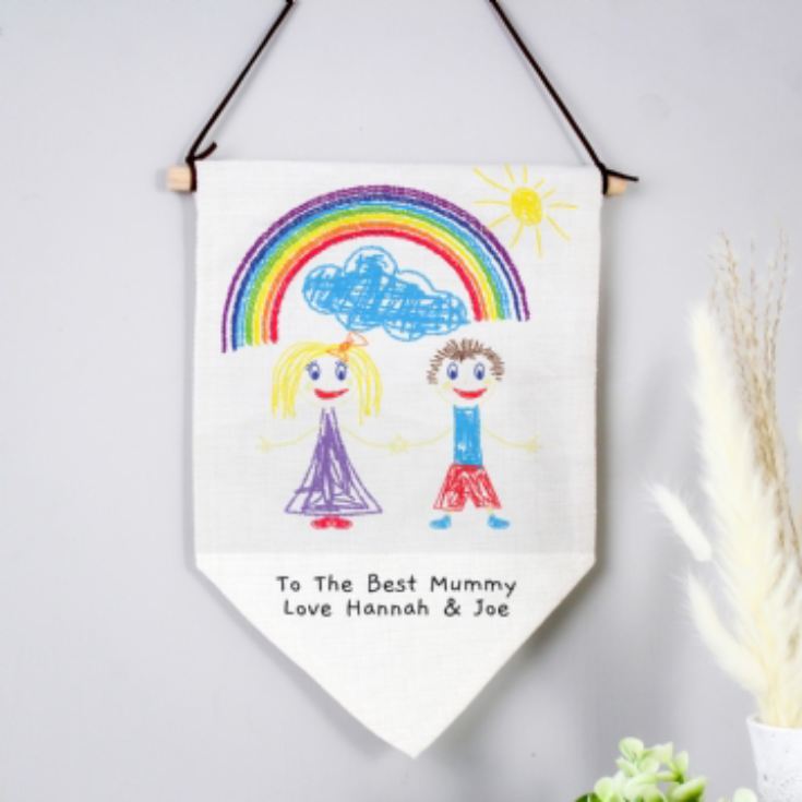 Personalised Childrens Drawing Hanging Banner product image
