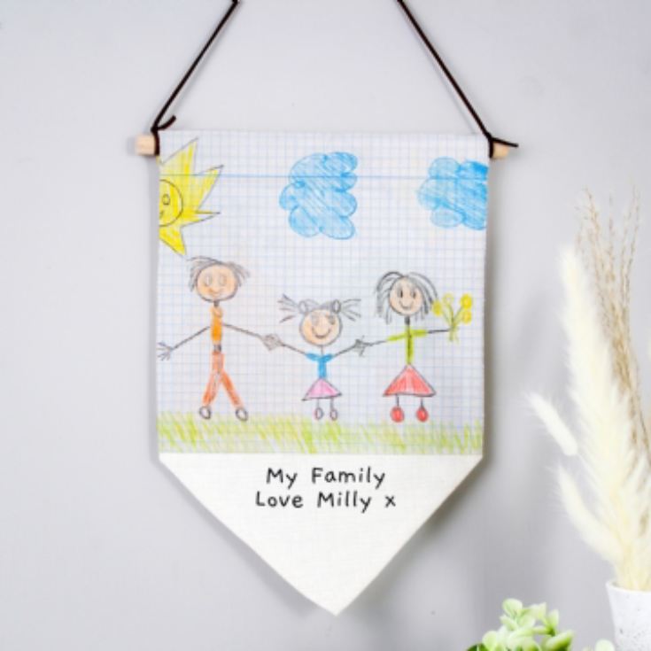 Personalised Childrens Drawing Hanging Banner product image