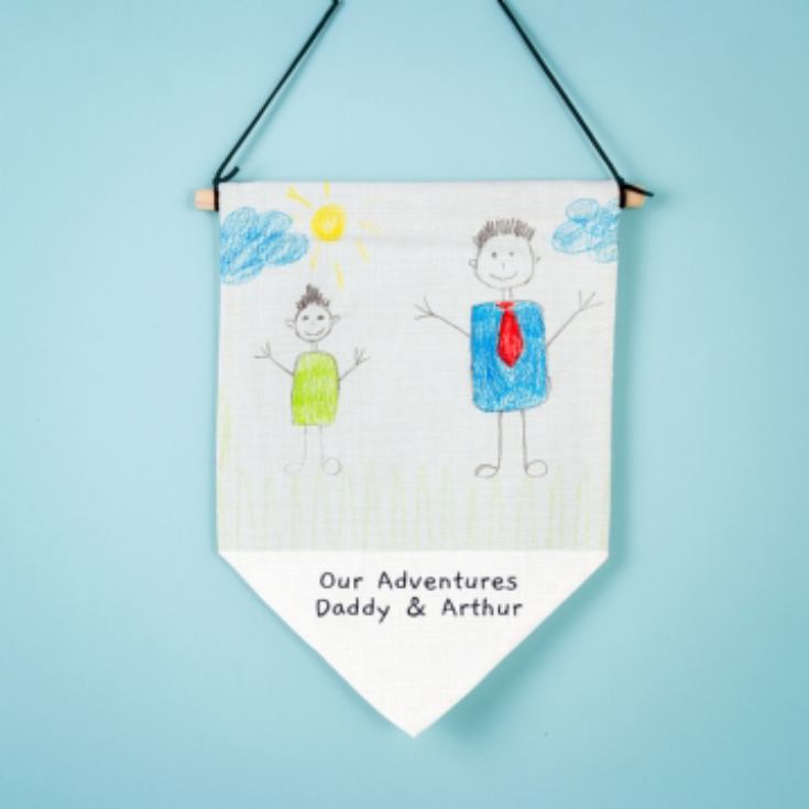 Personalised Childrens Drawing Hanging Banner product image