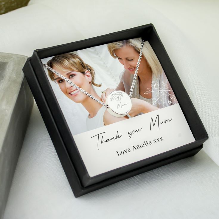 Personalised Photo Upload Necklace and Box product image