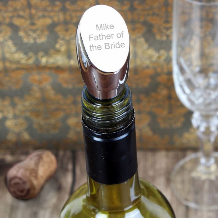 Personalised Wine Bottle Stopper product image