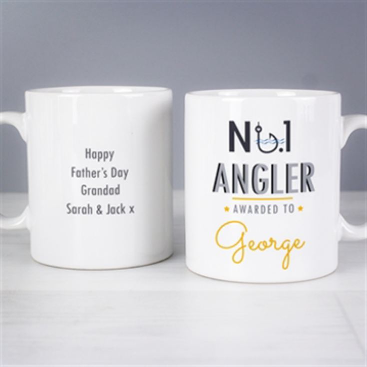 Personalised No.1 Angler Mug product image