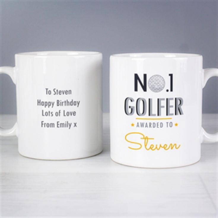 Personalised No.1 Golfer Mug product image