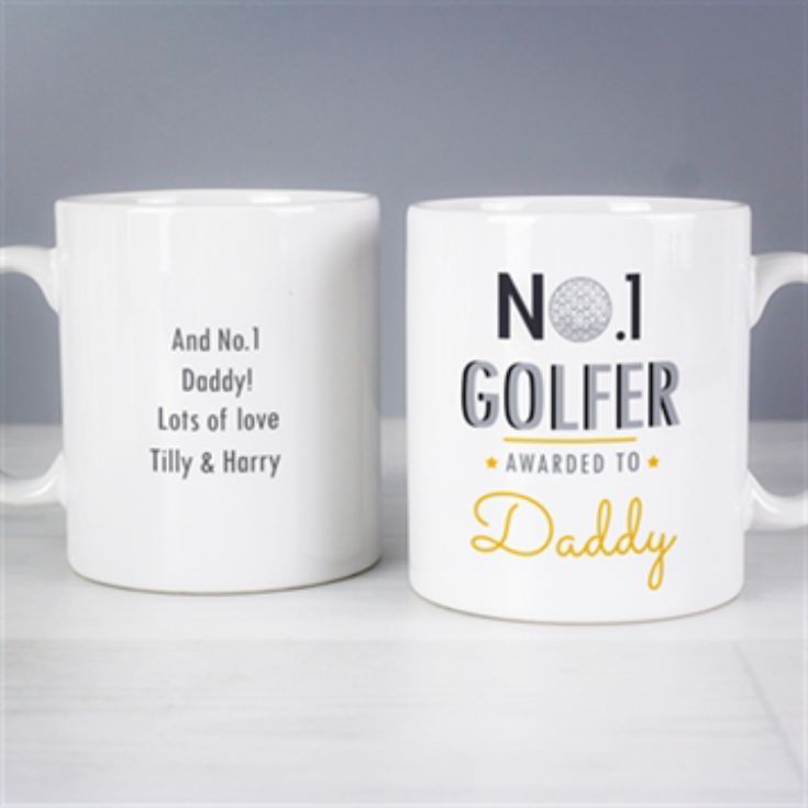 Personalised No.1 Golfer Mug product image