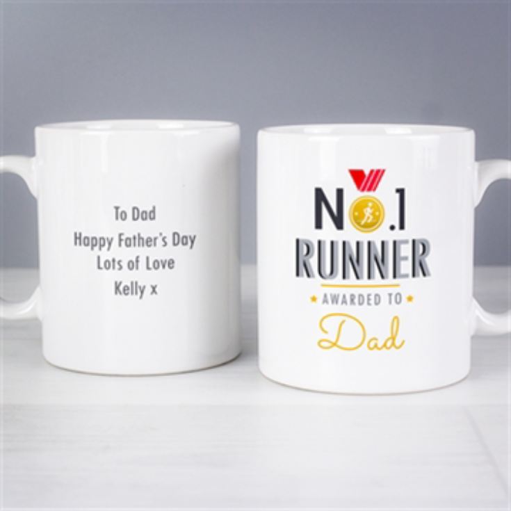 Personalised No.1 Runner Mug product image