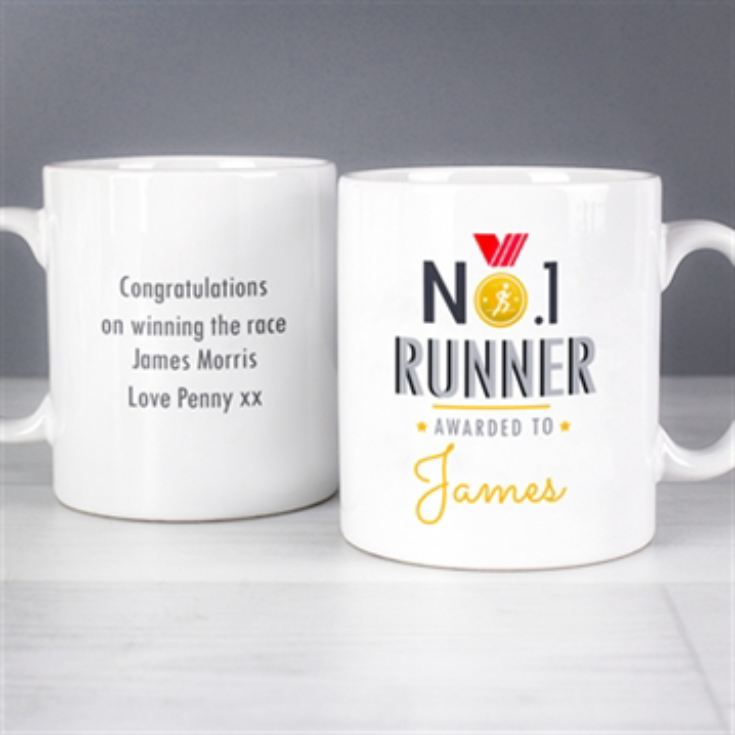 Personalised No.1 Runner Mug product image