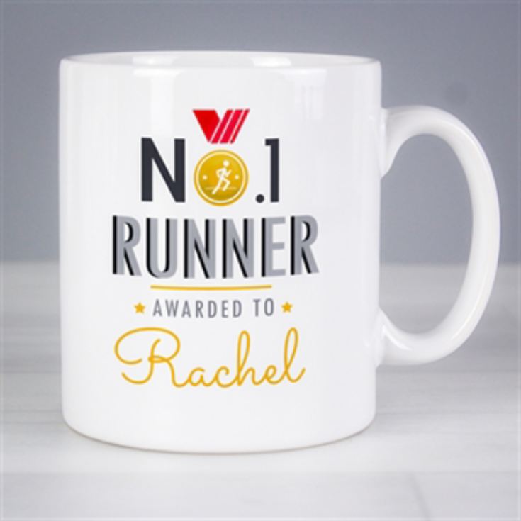 Personalised No.1 Runner Mug product image